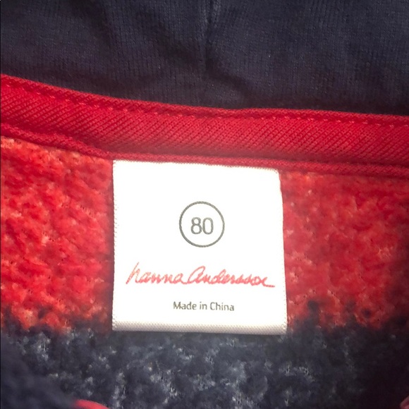 Hanna Anderson Toddler Fleece hoodie - Picture 2 of 4